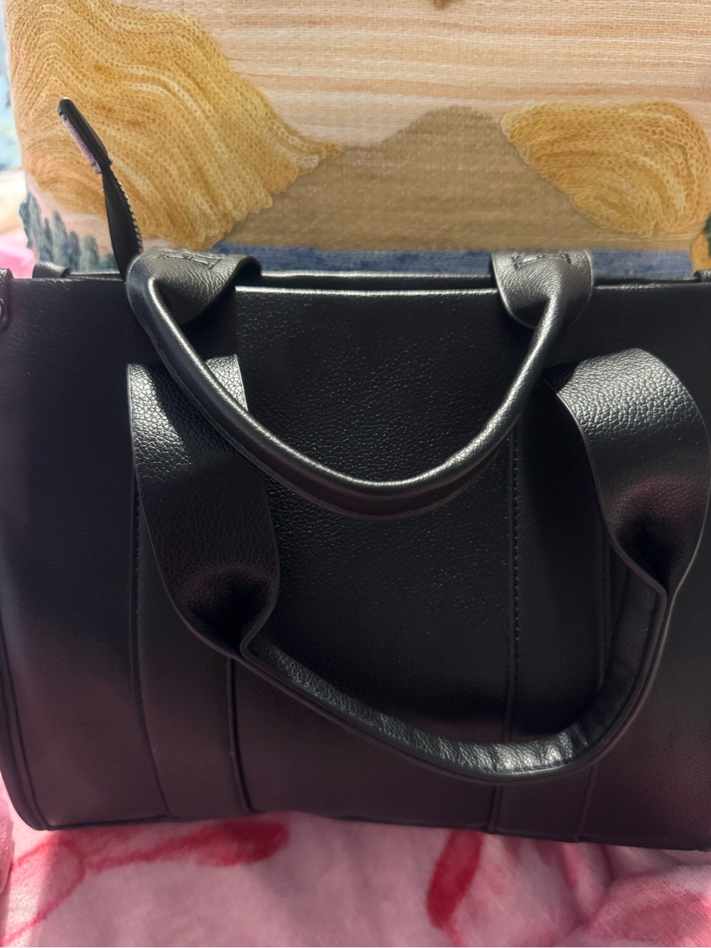 Classic Black Women's Tote Handbag